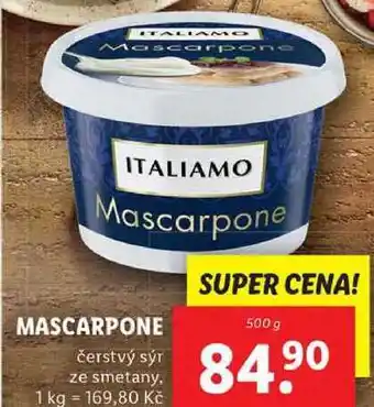 Lidl MASCARPONE, 500 g nabídka