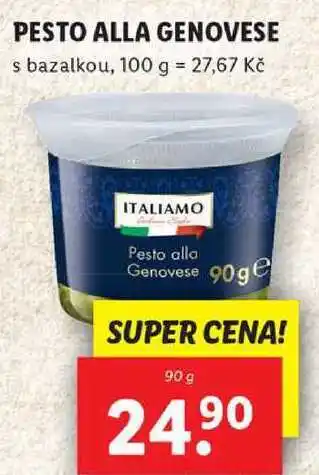 Lidl PESTO ALLA GENOVESE, 90 g nabídka