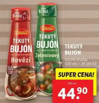 Lidl TEKUTÝ BUJÓN, 180 ml nabídka