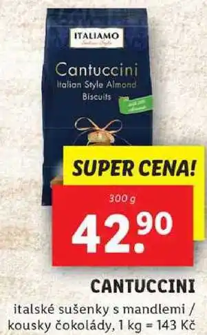 Lidl CANTUCCINI, 300 g nabídka