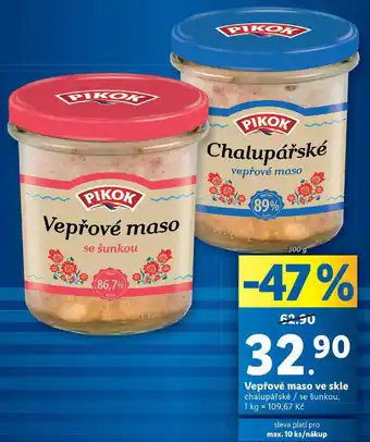 Lidl Vepřové maso ve skle, 300 g nabídka