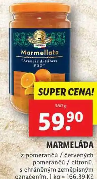 Lidl MARMELÁDA, 360 g nabídka