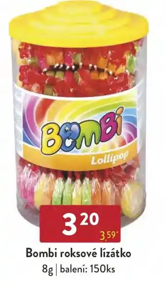 Qanto Bombi roksové lízátko nabídka