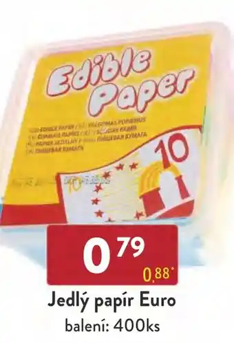Qanto Jedlý papír Euro nabídka