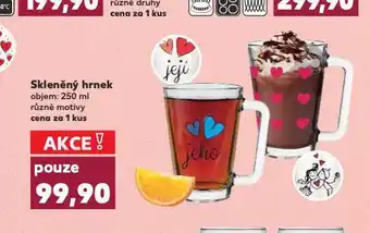 Kaufland Skleněný hrnek nabídka