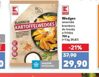 Kaufland Wedges americké brambory nabídka