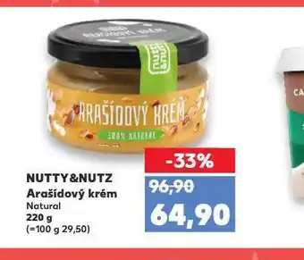 Kaufland Nutty & nutz arašídový krém nabídka