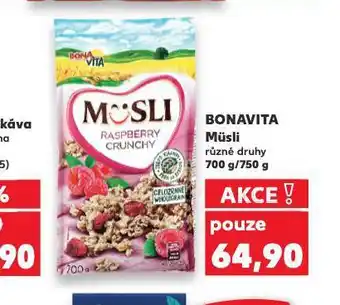 Kaufland Bonavita müsli nabídka