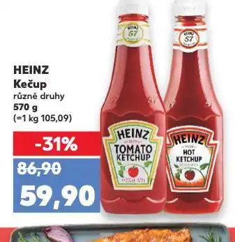 Kaufland Heinz kečup nabídka
