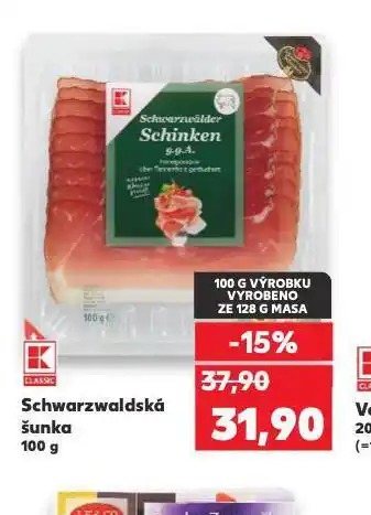 Kaufland Schwarzwaldská šunka nabídka