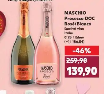 Kaufland Maschio prosecco doc rosé / bianco nabídka