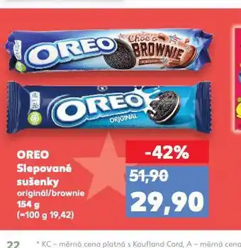 Kaufland Oreo slepované sušenky nabídka