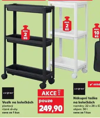Kaufland Vozík na kolečkách nabídka