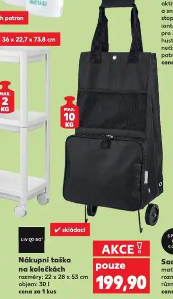Kaufland Nákupní taška na kolečkách nabídka