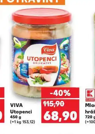 Kaufland Viva utopenci nabídka