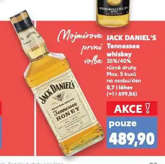 Kaufland Jack daniel´s tennessee whiskey nabídka