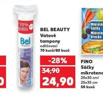 Kaufland Bel beauty vatové tampony nabídka