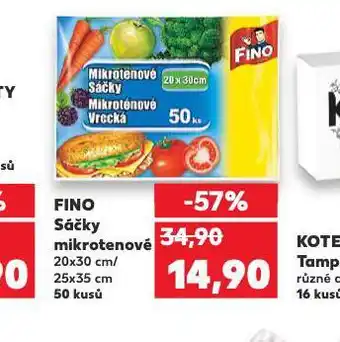 Kaufland Fino sáčky mikroténové nabídka