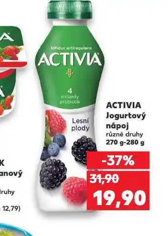 Kaufland Activia jogurtový nápoj nabídka