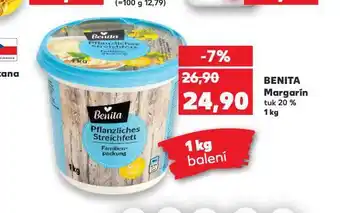 Kaufland Benita margarín nabídka