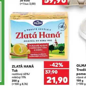 Kaufland Zlatá haná tuk nabídka