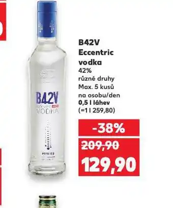 Kaufland B42v eccentric vodka nabídka