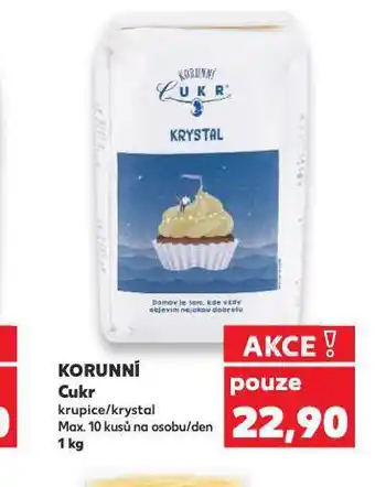 Kaufland Cukr krystal / krupice nabídka