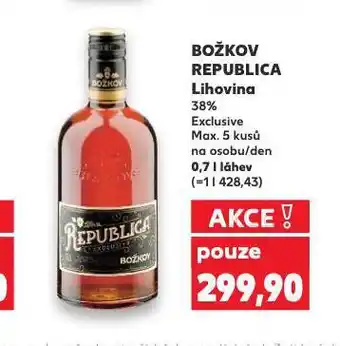 Kaufland Božkov republica nabídka
