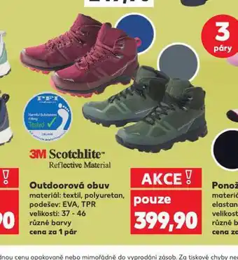 Kaufland Outdoorová obuv nabídka