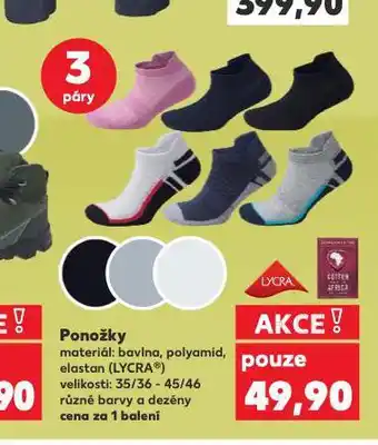 Kaufland Ponožky nabídka