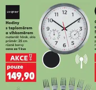 Kaufland Hodiny s teploměrem a vlhkoměrem nabídka