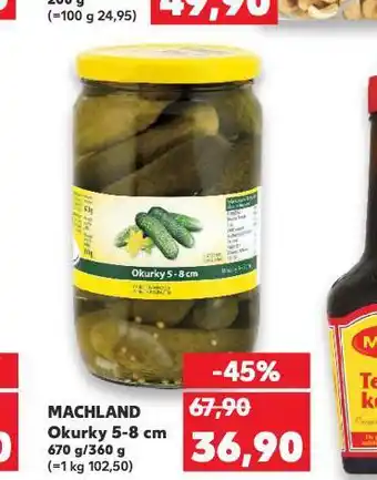 Kaufland Machland okurky 5-8 cm nabídka