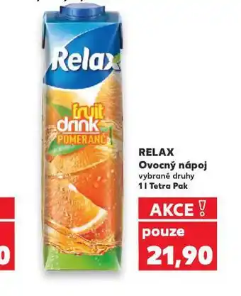 Kaufland Relax ovocný nápoj nabídka