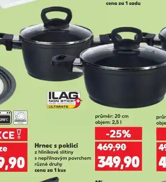 Kaufland Hrnec s poklicí 20 cm nabídka