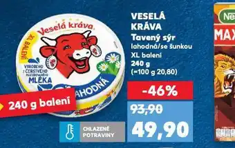 Kaufland Veselá kráva tavený sýr nabídka
