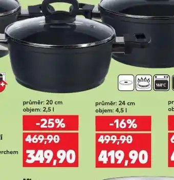 Kaufland Hrnec s poklicí 24 cm nabídka