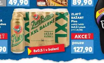 Kaufland Pivo zlatý bažant nabídka
