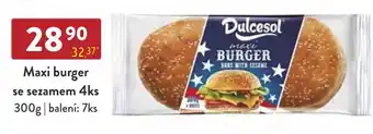 Qanto Maxi burger se sezamem 4ks nabídka