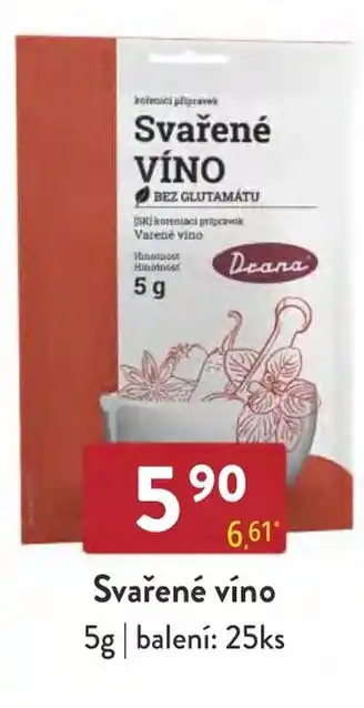Qanto Svařené víno nabídka