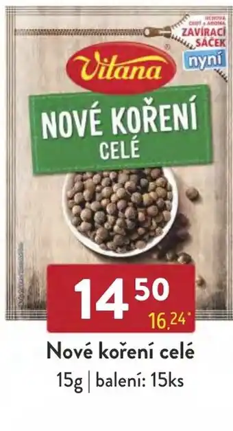 Qanto Nové koření celé nabídka