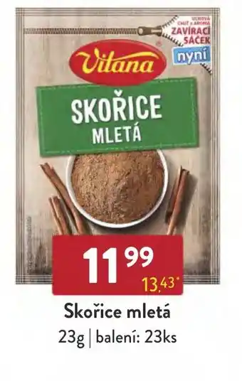 Qanto Skořice mletá nabídka