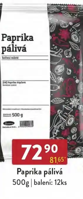 Qanto Paprika pálivá nabídka