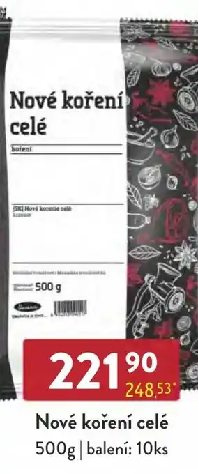 Qanto Nové koření celé nabídka