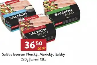Qanto Salát s lososem Norský, Mexický, Italský nabídka