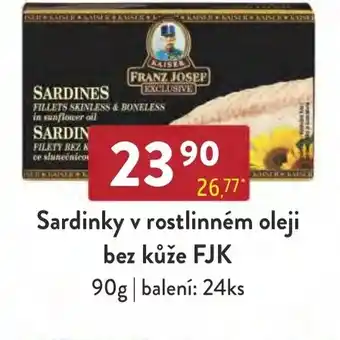 Qanto Sardinky v rostlinném oleji bez kůže FJK nabídka