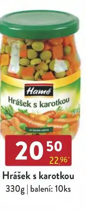 Qanto Hrášek s karotkou nabídka
