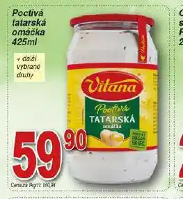 Hruška Poctivá tatarská omáčka nabídka