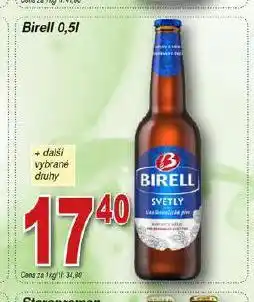 Hruška Birell nealkoholické pivo nabídka