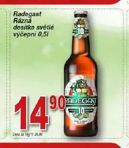 Hruška Pivo radegast nabídka