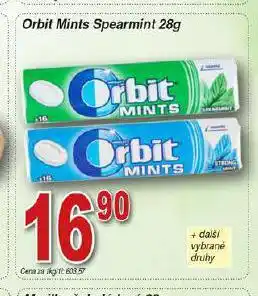 Hruška Orbit žvýkačky nabídka